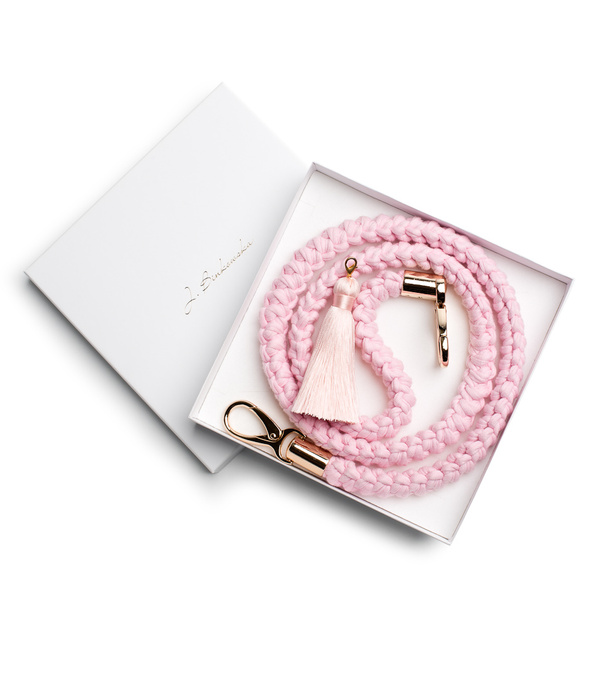 Akcesoria do torebki - Pudrowy róż