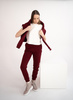 Spodnie Traveller: bordo