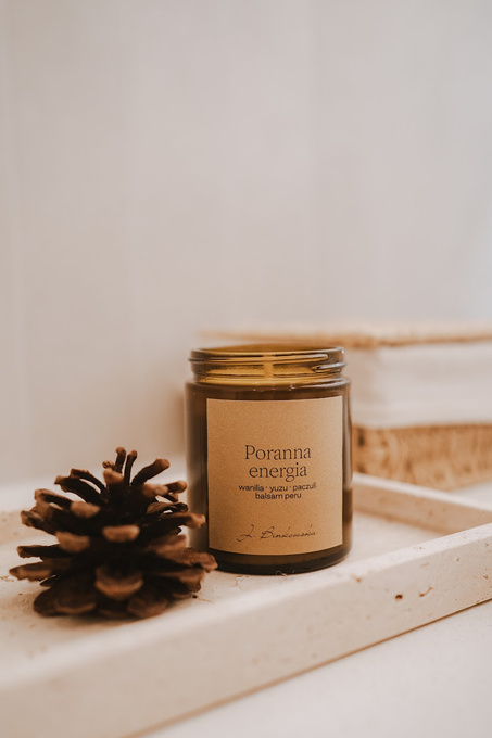 Świeca sojowa: Poranna Energia 180 ml