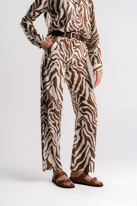 Lniane spodnie Brisa