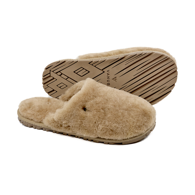 Kapcie damskie SHANNON beż