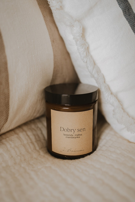 Świeca sojowa: Dobry Sen 180 ml