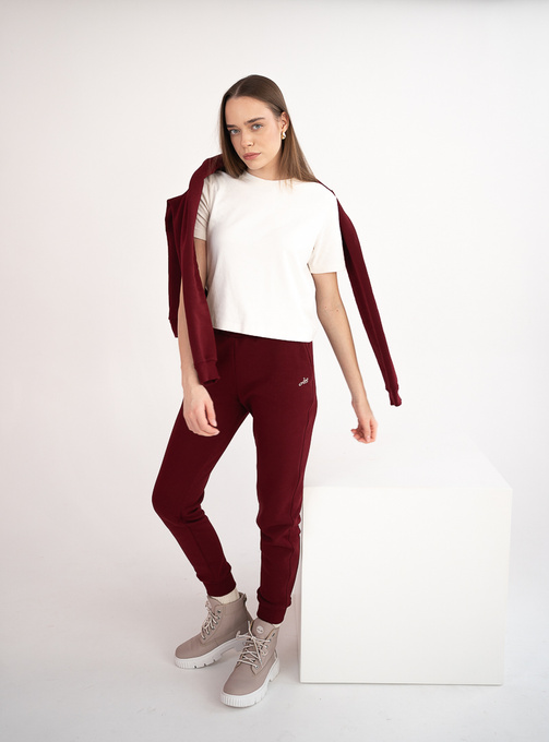 Spodnie Traveller: bordo