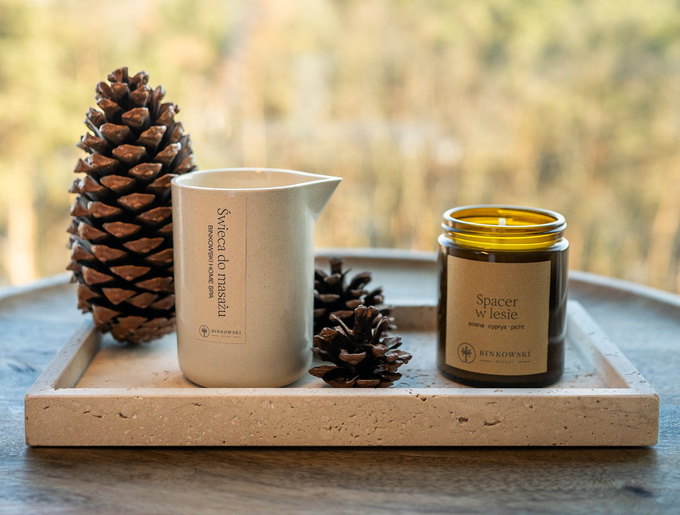 Świeca sojowa: Specer w lesie 180 ml