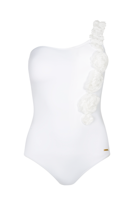 Strój kąpielowy: Flores 8 Biały